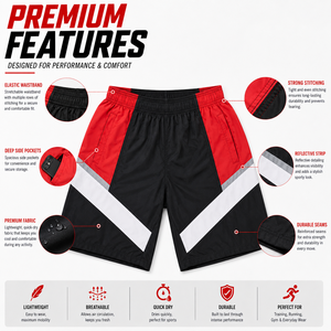 Pantalones Cortos Cortavientos Impermeables y Transpirables de Nailon/Spandex Ecológicos para Hombre, con Logotipo Frontal Personalizado, Verano 2026 - Product Image 6