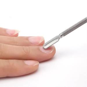 Pousse-cuticules professionnel pour ongles, nouveau modèle tendance, outil de beauté pour ongles, dernier style, en acier inoxydable, pour salon. - Product Image 5