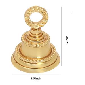 Ornement de cloche suspendue traditionnel de forme ronde, pièce décorative fabriquée à la machine - Product Image 4