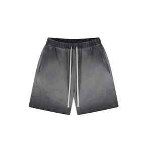 Lightweight Knitted Mesh Solid Breathable Cotton Running <b>Shorts</b> for <b>Men</b> Sublimation Streetwear Summer Gym Casual OEM Service - Product Image 2