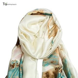 Écharpe en soie de haute qualité pour femme, nouveau design 2026, légère, pour un look élégant et accessoire de tous les jours - Product Image 4