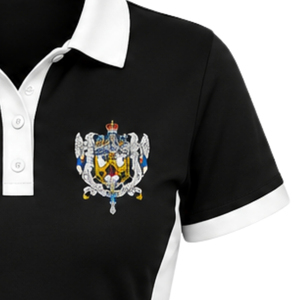 Camiseta Polo Personalizada de Dos Tonos para Mujer, Estilo Griego, Sigma Gamma Rho, Manga Corta, Cuello Camisero, Ropa Casual, OEM, ODM, Venta al Por Mayor - Product Image 5