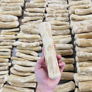 Bâton à mâcher pour chien en bois de café, fabriqué à partir d'arbres de 15 ans, bois dur naturellement vieilli, sans éclats, sûr pour les chiens agressifs - Product Image 5