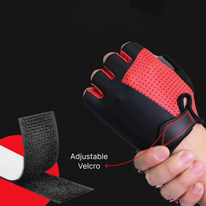 Half Finger Cycling Gloves With Padding For Long Distance Road Bike Comfortable Breathable <b>Mesh</b> Back Anti Slip Palm Gloves - Product Image 3