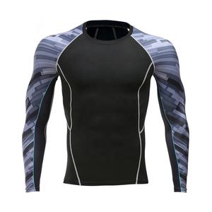 Hombres MMA Logotipo Personalizado Rash Guard Calidad Premium Anti-UV Transpirable No Gi Set Calidad Premium Personalizable BJJ - Product Image 5
