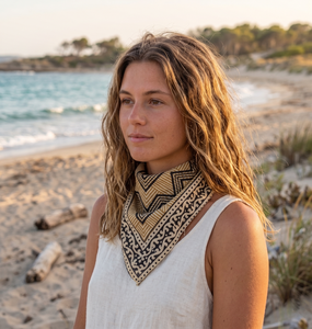 Pañuelo bandana de algodón hecho a mano al por mayor, con estampado floral, para el cabello, pañuelo vaquero, accesorio de moda para el cabello para mujer - Product Image 4