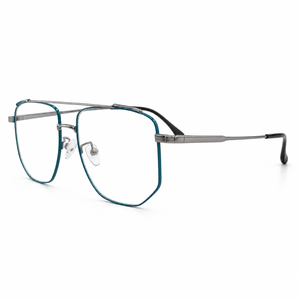 Montures de lunettes ultra-fines en titane photochromiques UV420, monture carrée complète, légères, en titane pur, prêtes pour la prescription, vente en gros - Product Image 2