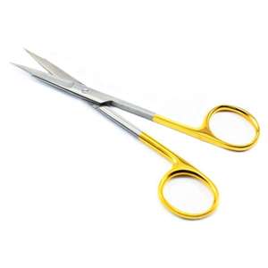 Micro Tijeras Quirúrgicas Dentales Profesionales con Punta Curva Modelo FI-036 de Acero Inoxidable con Certificación CE de Dentavex - Product Image 2