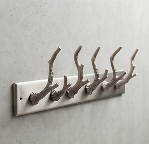 Premium Metal Organizer With 6 <b>Hooks</b> Modern Design Perfect For Stylish Home Decor And Room Arrangement - Product Image 1