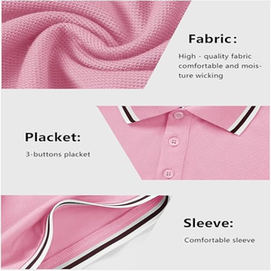 Polo de golf pour hommes 100% coton, logo personnalisé, vente en gros, usine - Product Image 5