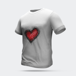 T-shirt décontracté imprimé DTF à motif floral, 100 % coton, manches courtes, col rond, coupe classique, respirant, écologique pour homme - Product Image 2