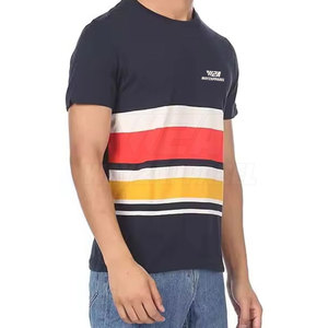 Camiseta de estilo único hecha a medida para hombre, camisetas de manga corta para hombre con impresión de logotipo personalizado de buena calidad - Product Image 4