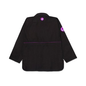 Kimono d'arts martiaux unisexe noir respirant brésilien BJJ coupe ample avec logo personnalisé Shoyorol Batch 60 440gsm 100% coton - Product Image 2