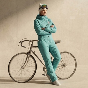 Combinaisons de ski et de snowboard unisexes personnalisables à capuche, imperméables, coupe-vent, pour l'hiver et les activités de plein air, avec taille élastique - Product Image 1