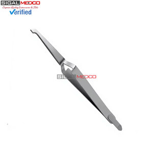 Pinzas de Ortodoncia de Acero Inoxidable Alemán de 5 Pulgadas con Puntas Serradas para Colocación Precisa de Brackets de Adhesión Directa Dental - Product Image 5