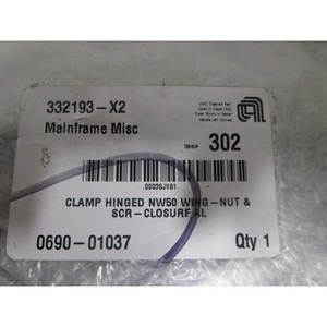 AMAT 0690-01037 แคลมป์แบบมีบานพับ NW50 Wing-NUT & - อุปกรณ์และอะไหล่เซมิคอนดักเตอร์ระดับโลกที่เชื่อถือได้ - Product Image 4
