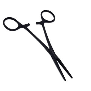 Ciseaux de traumatologie en acier inoxydable noir, ciseaux à pansements, 5,5 pouces, hémostatique droit, kit de premiers secours d'urgence médicale - Product Image 4