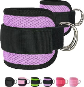 Commercial Gym Ankle Straps for Cable <b>Machine</b> <b>Glute</b> Kickback Leg Workout Equipment with Adjustable Fit and Soft Padding - Product Image 1
