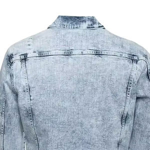 Chaqueta de Hombre de Diseño Único y Estilo Moderno, Fabricada en Pakistán, Chaqueta Vaquera de Hombre de Buena Calidad, Material Sólido - Product Image 5