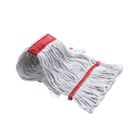 Balai à poussière en coton industriel commercial réutilisable auto-essoreur haute durabilité pour nettoyage de sols plats avec manche en aluminium – Vente en gros