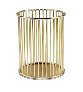 Pot porte-stylos en laiton, cadeaux d'affaires et promotionnels, support de pot en laiton pour bureau, logo personnalisé - Product Image 6