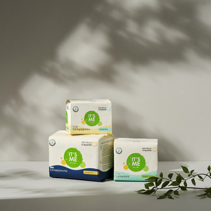 [Its Me] Toalla Sanitaria Delgada Grande de Algodón Orgánico (10 Unidades) con Capa Transpirable para Absorción Diaria Durante el Periodo - Product Image 2