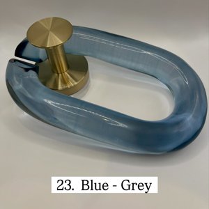 Chaîne de séparation de pièce suspendue en acrylique et résine colorée, rideau en chaîne plastique pour fenêtre, porte, cloison, espace mural intérieur - Product Image 3