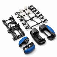 Composants en plastique ABS/PC/PCABS/PP personnalisés, poignée en plastique, moulage par injection bicolore, pièces en plastique OEM ODM