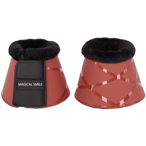 Protège-tibias pour chevaux de haute qualité, matériau très résistant, bord supérieur en fausse fourrure, rembourrage doux à l'intérieur, protège-tibias. - Product Image 5