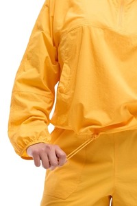 Chaqueta Corta con Capucha para Mujer, Cortavientos, Manga Larga, Color Sólido, Impermeable, Poliéster, Conjunto de Verano - Product Image 6