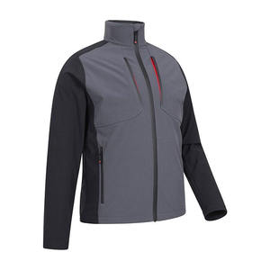 Veste Softshell Premium pour Homme, Imperméable et Respirante, Idéale pour le Travail en Extérieur, Veste Softshell à Col Montant Personnalisable, Vente Directe Usine - Product Image 3