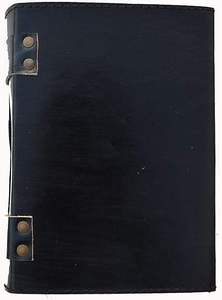 Journal Grimoire Hocus Pocus en Cuir Noir Vintage Format A5/A6, Livre de Sortilèges, Œil Maléfique, Triangle, Pierre Semi-Précieuse, Journal de Sorcière, Cadeau - Product Image 3