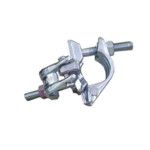 EN74 échafaudages fixes industriels Double coupleur argent galvanisé en acier forgé coupleurs de serrage pour les bâtiments de construction - Product Image 1