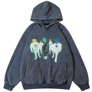 Ventes en gros de sweats à capuche respirants pour femmes, style tendance, couleur unie, sweats à capuche pour femmes personnalisés - Product Image 3