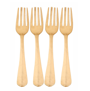 High Quality Brass <b>Fork</b> Palm Tree Design handle Cutlery Crafts Most Selling <b>Fork</b> <b>Dessert</b> used - Product Image 2