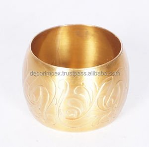 Anneaux de serviette faits à la main de conception unique de bonne qualité anneau de serviette en papier pour la table de dîner fabriqué en Inde fournisseur vente chaude - Product Image 2