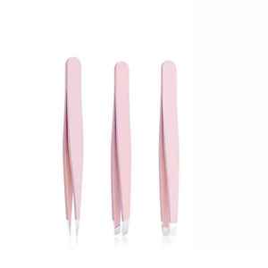 Pinzas para Cejas de Alta Calidad, Color Sólido, Punta Inclinada, Duraderas, Reutilizables y Portátiles, con Logotipo Personalizado - Product Image 2