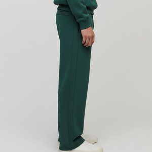 Pantalon de survêtement ample en toile de haute qualité, style hip-hop, couleur unie, streetwear, pour l'entraînement en salle de sport - Product Image 2