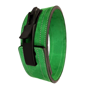 Ceinture de musculation unisexe 2026 en cuir de vachette respirante, réglable, antidérapante, avec logo personnalisé et boucle à levier pour une protection professionnelle - Product Image 3