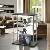 Vitrine de collection moderne en verre trempé TMG-G166 de qualité supérieure pour bar à domicile, salon, appartement, entrée, hôtel, meuble de présentation