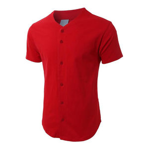 เสื้อเบสบอล ระบายอากาศได้ดี ผลิตจากโพลีเอสเตอร์แบบอินเตอร์ล็อค ดีไซน์ทันสมัยแบบอสมมาตร เหมาะสำหรับสร้างเอกลักษณ์ทีมยุคใหม่ - Product Image 1