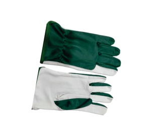 Gants de travail personnalisés en matériau vert et blanc, avec poignet renforcé, antidérapants, anti-chimiques, durables, gants de sécurité généraux - Product Image 6