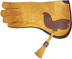 Nouveauté : Gants en cuir personnalisés avec logo d'aigle, taille unique, durables, pour toutes les saisons, utilisation équestre en plein air, sécurité - Product Image 3
