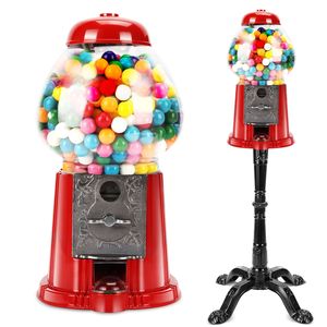 15 Inch Commercial Red Gumball <b>Machine</b> Key Operated <b>Candy</b> Dispenser with Stand Coin Op Bubble Gum <b>Machine</b> - Product Image 2