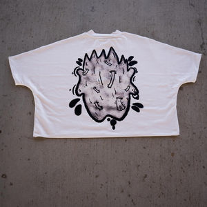 T-shirts vintage de haute qualité unisexes, effet délavé, surdimensionnés, avec logo personnalisé imprimé, t-shirt pour homme - Product Image 6