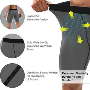 ชุดออกกำลังกายดีไซน์ทันสมัยประสิทธิภาพสูง น้ำหนักเบา รุ่นใหม่ล่าสุด เนื้อผ้านุ่ม ระบายอากาศดี สินค้าขายดี กางเกงขาสั้นผู้ชาย - Product Image 5