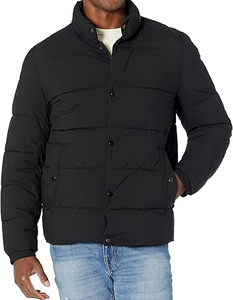 Wholesale Windbreaker Winter Lightweight Custom Puffer Fashion Outdoor Plus Zip up Stand Collar Puffer <b>jacket</b> for men - Product Image 2