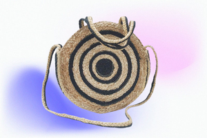 Bolsos compactos de cuerda trenzada de yute y algodón, ideales para viajes ocupados y recados rápidos en la ciudad, perfectos para compras y compras de comestibles. - Product Image 4