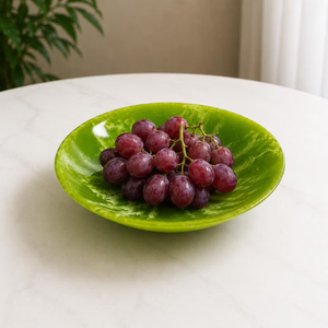 ชามเรซิ่นสีเขียวทำมือสำหรับตกแต่งบ้านสไตล์โมเดิร์น - Product Image 2