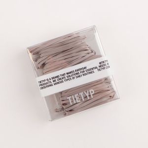 Coleteros TIETYP, Bandas Elásticas de Goma de Color Sólido, Minimalistas y Modernas para Uso Diario, Paquete para Mujer, Empaquetado en Cartón, Hecho en Corea - Product Image 4